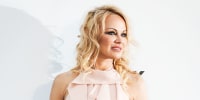 Pamela Anderson attends the amfAR Cannes Gala 2019 at the Hotel du Cap-Eden-Roc on May 23, 2019 in Cap d'Antibes, France.