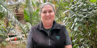 Dallas World Aquarium Director of Husbandry, Paula Carlson.