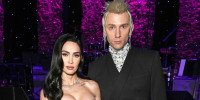 Megan Fox ​and Machine Gun Kelly at the Pre-Grammy Gala & Grammy Salute to Industry Icons Honoring Julie Greenwald and Craig Kallman.