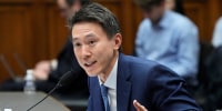 TikTok CEO Shou Zi Chew testifies during a hearing of the House Energy and Commerce Committee, on the platform's consumer privacy and data security practices and impact on children, Thursday, March 23, 2023, on Capitol Hill in Washington.