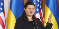 Ukraine's Ambassador to the U.S. Oksana Markarova.