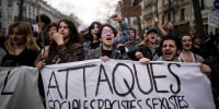 French President Emmanuel Macron has ignited a firestorm of anger with unpopular pension reforms that he rammed through parliament. Young people, some of them first-time demonstrators, are joining protests against him. 