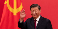 China's Standing Committee Members Of The 20th CPC Central Committee Meet With Press