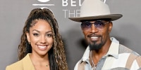 Corinne Foxx and Jamie Foxx at the Los Angeles Screening of "Below The Belt" on October 01, 2022 in Los Angeles, CA.