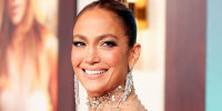 Jennifer Lopez at the premiere of "Shotgun Wedding" on January 18, 2023 in Los Angeles, CA.