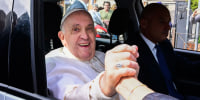 Image: TOPSHOT-ITALY-VATICAN-RELIGION-POPE-HEALTH