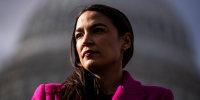 Rep. Alexandria Ocasio-Cortez, D-N.Y., at the Capitol on Jan. 26, 2023.