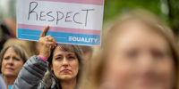 Marcha por la igualdad de las personas LGBTQ en Austin, Texas, el 20 de marzo de 2020.
