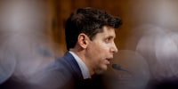 Sam Altman, chief executive officer and co-founder of OpenAI, during a Senate Judiciary Subcommittee hearing in Washington, on May 16, 2023. 
