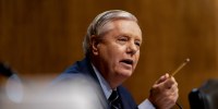 El senador republicano Lindsey Graham durante una audiencia de la Subcomisión Judicial del Senado el 16 de mayo de 2023 en Washington, D.C.