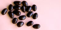 Dark chocolate covered almonds
