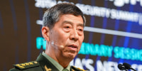 China's Defense Minister Li Shangfu in Singapore on June 4, 2023.