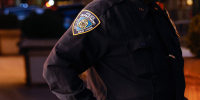 Image: A New York Police Department officer in Manhattan in 2023.