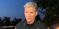 San Antonio Police Chief Bill McManus holds a press conference, in San Antonio, Texas recently.