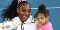 Serena Williams with her daughter Alexis Olympia 