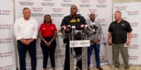 Orlando Police Chief Eric Smith speaks at a press conference on Aug. 5, 2023.