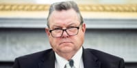 Jon Tester during a Senate Veterans' Affairs Committee confirmation hearing