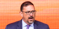 Arizona Secretary of State Adrian Fontes in Phoenix on Jan. 5, 2023.