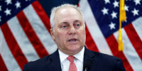 House Majority leader Steve Scalise, R-La., during a press conference on Capitol Hill on July 12, 2023.