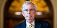 Senate Minority Leader Mitch McConnell, R-Ky., at the Capitol on June 7, 2023.