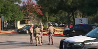 State Troopers at the scene of a shooting at the Arboretum in Austin on Aug. 31, 2023.