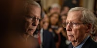 Senate Minority Leader Mitch McConnell, R-Ky., at the Capitol on Sept. 6, 2023.