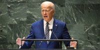 US President Joe Biden addresses the 78th United Nations General Assembly at UN headquarters in New York City on September 19, 2023.