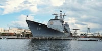 The USS Vicksburg.