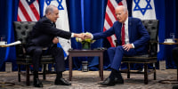 Image: President Joe Biden meets with Israeli Prime Minister Benjamin Netanyahu in New York, on Sept. 20, 2023. Biden was in New York to address the 78th United Nations General Assembly.