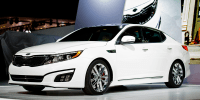 The 2014 Kia Optima at the New York Auto Show.