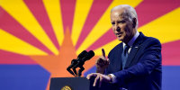 President Joe Biden speaks at the Tempe Center for the Arts, Thursday, Sept. 28, 2023, in, Tempe, Ariz. 