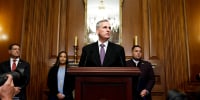 Kevin McCarthy at podium.