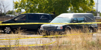 hearse funeral home penrose colorado police tape