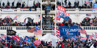 Trump supporters occupy the West Front of the Capitol on Jan. 6, 2021.