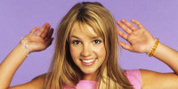 Britney Spears poses during a portrait session