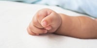 Newborn baby fingers