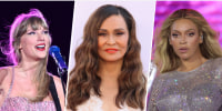 Taylor Swift, Tina Knowles and Beyoncé