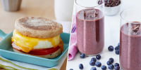 Bacon Egg and Cheese, Smoothie