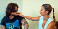 Maluma and Susana Gomez