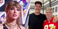 Taylor Swift, Travis Kelce, Ed Kelce