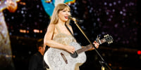 Taylor Swift during the "The Eras Tour" in Inglewood, Calif. on Aug. 3, 2023.