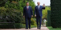 Xi Jinping and Joe Biden