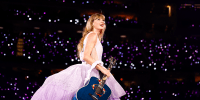 Taylor Swift performs onstage during "The Eras Tour" in Inglewood, Calif. on Aug. 3, 2023.