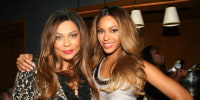 Tina Knowles and Beyonce 