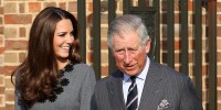 Catherine, Duchess of Cambridge and King Charles in London, on March 15, 2012.