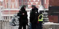 Soviet Union Era Youth Orgaznization Komsomol Rallies At Moscow's Red Square