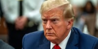 Donald Trump in New York State Supreme Court in New York City