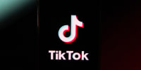 TikTok logo is displayed on a mobile phone screen in Ankara, Turkiye on December 5, 2023. 