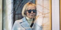 E. Jean Carroll arrives at federal court in New York on January 17, 2024.