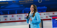 Republican National Committee (RNC) Chair Ronna McDaniel  in Simi Valley, Calif., on Sept. 27, 2023.